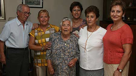 Maria de los Bueis, de 106 anys Maria de los Bueis, de 106 anys