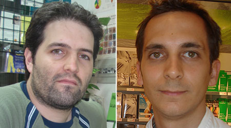 De izquierda a derecha, Dante Cabal y Daniel Cosado De izquierda a derecha, Dante Cabal y Daniel Cosado