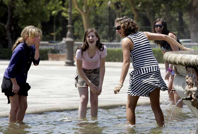Mucho calor en España Mucho calor en España