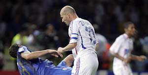 Materazzi y Zidane Materazzi y Zidane