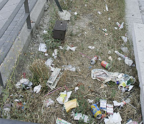 La cantidad de basura es considerable La cantidad de basura es considerable