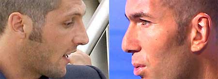 Zidane y Materazzi, face to face Zidane y Materazzi, face to face