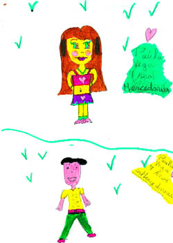 Dibujos y acertijos solidarios