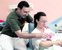 Carmen nace libre de una enfermedad hereditaria Carmen nace libre de una enfermedad hereditaria