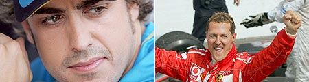 Alonso y Schumacher Alonso y Schumacher