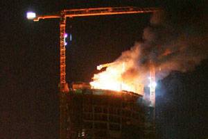 Incendio en Torre Espacio Incendio en Torre Espacio