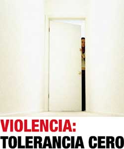 Cartel de la Exposición, 'Violencia: tolerancia cero'. (La Caixa) Cartel de la Exposición, 'Violencia: tolerancia cero'. (La Caixa)