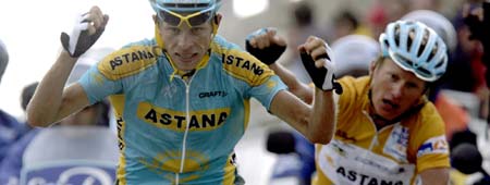 Kashechkin y Vinokourov Kashechkin y Vinokourov