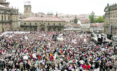 La manifestación convocada La manifestación convocada