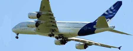 El Airbus A380, uno de los aparatos del fabricante de aviones El Airbus A380, uno de los aparatos del fabricante de aviones
