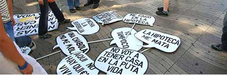 Manifestación por una vivienda digna Manifestación por una vivienda digna