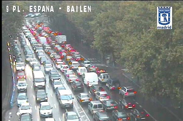Estado de la cuesta de Bailén por el corte del túnel de San Vicente Estado de la cuesta de Bailén por el corte del túnel de San Vicente
