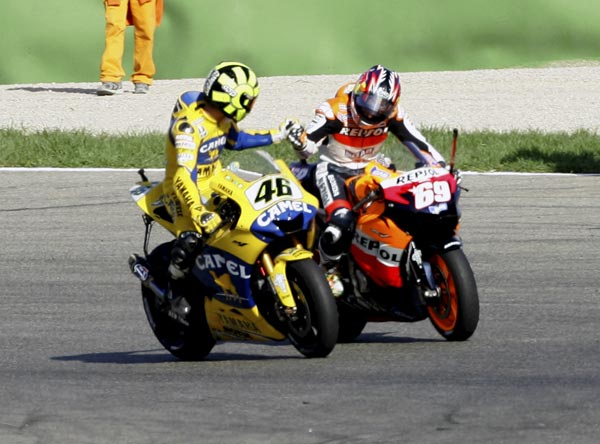 Rossi y Hayden Rossi y Hayden