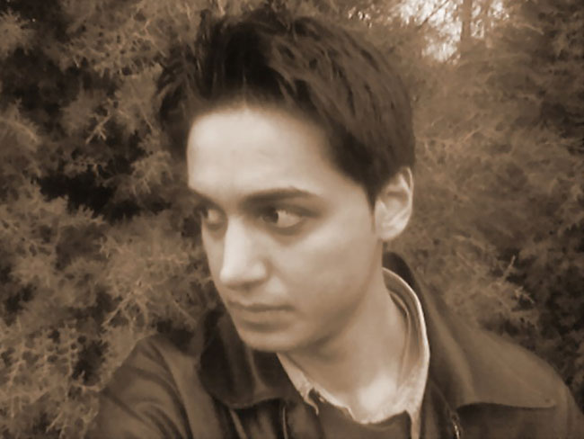 El bloguero iraní Kianoosh Sanjari El bloguero iraní Kianoosh Sanjari