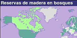 Mapa de los recursos forestales mundiales (20minutos.es). Mapa de los recursos forestales mundiales (20minutos.es).