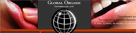 Cartel de la iniciativa 'Global Orgasm'. (Global Orgasm) Cartel de la iniciativa 'Global Orgasm'. (Global Orgasm)