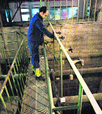 El personal del metro recull 345 litres d’aigua per segon El personal del metro recull 345 litres d’aigua per segon