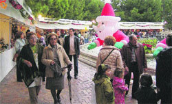Compras contra el cáncer en la plaza de los Sitios Compras contra el cáncer en la plaza de los Sitios