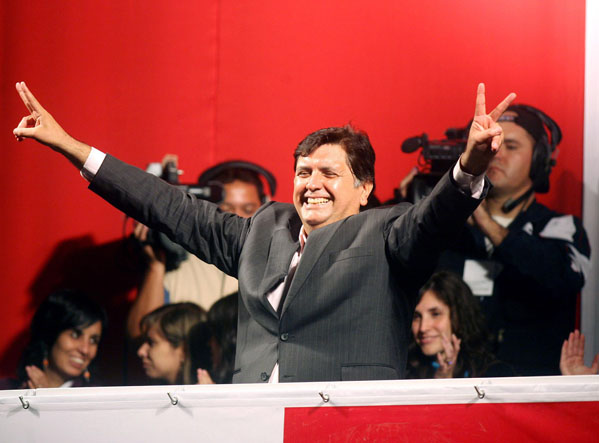 Alan García, presidente de Perú Alan García, presidente de Perú