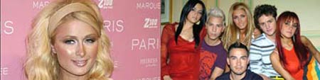 Paris Hilton y los protagonistas de 'Rebelde' Paris Hilton y los protagonistas de 'Rebelde'