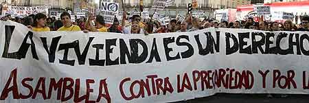 Concentración por una vivienda digna Concentración por una vivienda digna