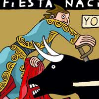 Tira de Eneko sobre la fiesta nacional Tira de Eneko sobre la fiesta nacional