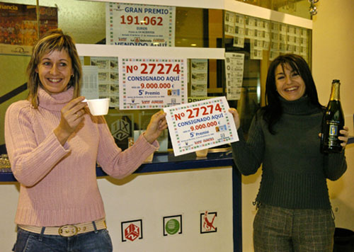 Las empleadas de la administración de lotería nº 1 de Utebo Las empleadas de la administración de lotería nº 1 de Utebo