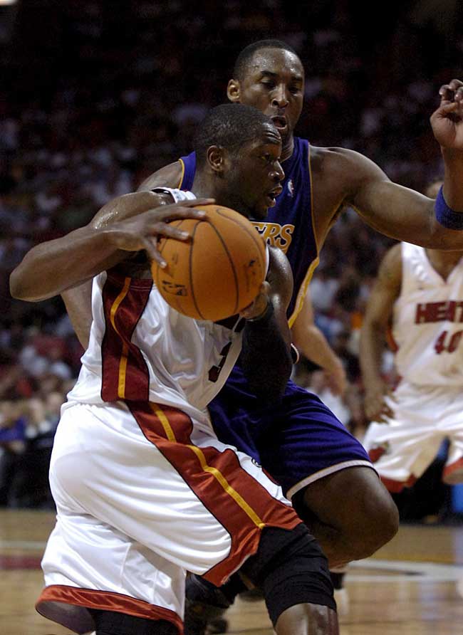 Wade frente a Kobe Bryant Wade frente a Kobe Bryant