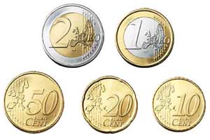 Resultado de imagen de monedas euros