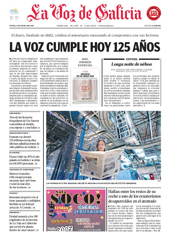 La Voz De Galicia Motor | el diario la voz de galicia cumple 125 a 241 os La Voz De Galicia Motor | el diario la voz de galicia cumple 125 a 241 os