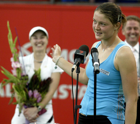 Dinara Safina y Martina Hingis Dinara Safina y Martina Hingis