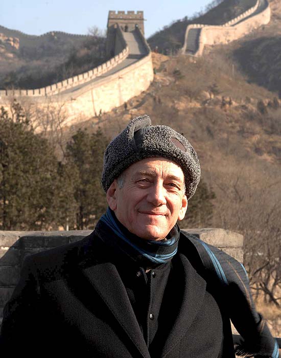 Olmert en China Olmert en China