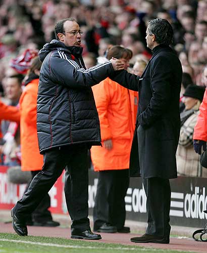 Benítez y Mourinho Benítez y Mourinho