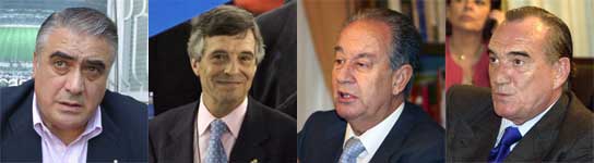 Lorenzo Sanz, Baldasano, Villar Mir y Fernández Tapias Lorenzo Sanz, Baldasano, Villar Mir y Fernández Tapias