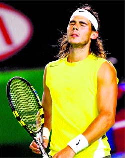 Nadal cae en cuartos «lesionado» Nadal cae en cuartos «lesionado»