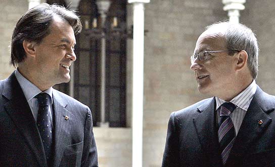 Reunión Artur Mas y José Montilla Reunión Artur Mas y José Montilla