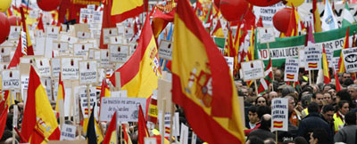 Marcha convocada por el Fotro de Ermua en Madrid Marcha convocada por el Fotro de Ermua en Madrid