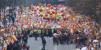 Primeras imágenes de la manifestación Primeras imágenes de la manifestación