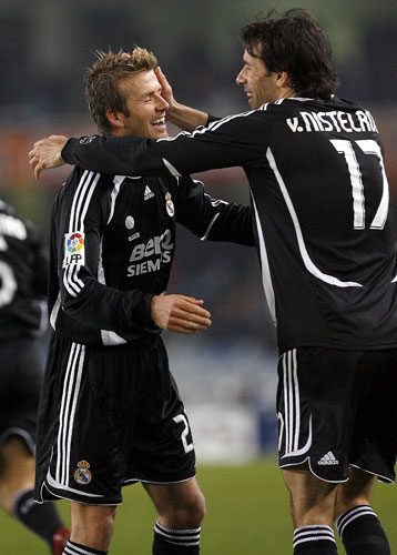 Van Nistelrooy y Beckham Van Nistelrooy y Beckham