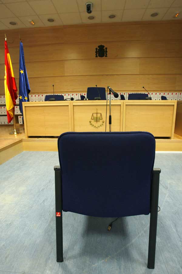 Sala en la que se celebra el juicio del 11-M. (Efe) Sala en la que se celebra el juicio del 11-M. (Efe)