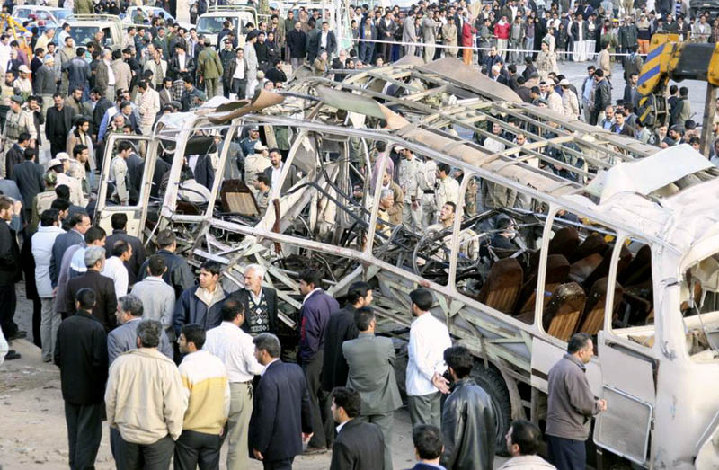 Bomba en un autobús en Irán Bomba en un autobús en Irán