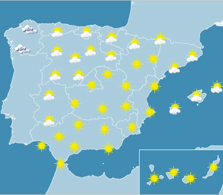 Bajan las temperaturas en la mitad norte de la Península Bajan las temperaturas en la mitad norte de la Península