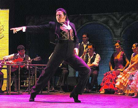 Tablao flamenco, en el Teatro Romea Tablao flamenco, en el Teatro Romea