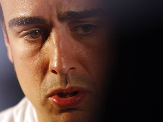 Fernando Alonso durante la rueda de prensa que ofreció en Melbourne. Fernando Alonso durante la rueda de prensa que ofreció en Melbourne.