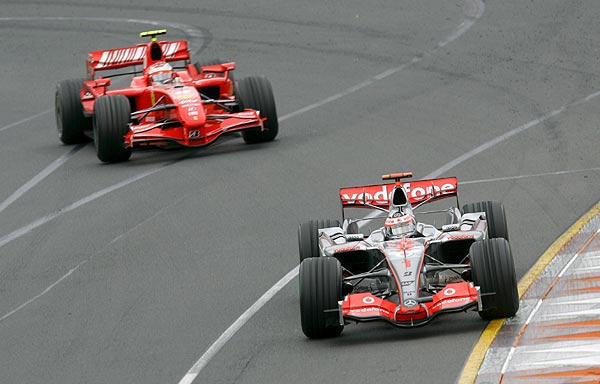 Alonso y Raikkonen Alonso y Raikkonen