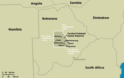 La reserva de Kalahari La reserva de Kalahari