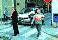 aparatoso accidente. aparatoso accidente.