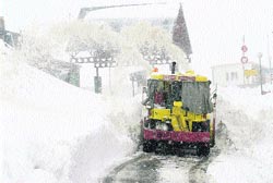 El temporal de nieve remite, pero el viento alcanzará los 80 km/hora El temporal de nieve remite, pero el viento alcanzará los 80 km/hora