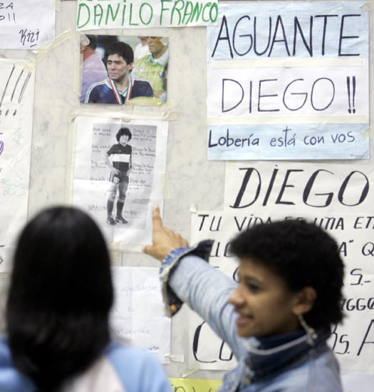 Maradona clinica Guemes Maradona clinica Guemes