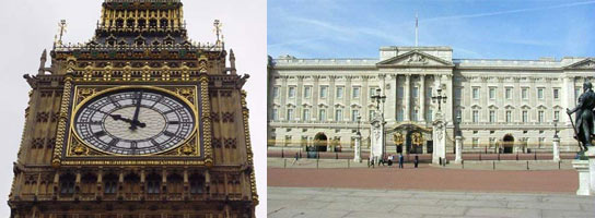 Big Ben y Palacio Buckingham Big Ben y Palacio Buckingham